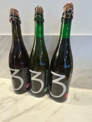 3 Fonteinen - Schaarbeekse Kriek, Oude Geuze & Framboox -, Nieuw