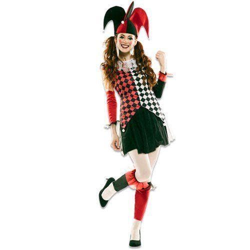 Harlekijn kostuum dames, Hobby en Vrije tijd, Feestartikelen, Feestartikel, Nieuw, Verzenden