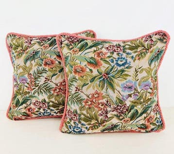 Gobelin fabric - Nieuwe set van twee - Kussen
