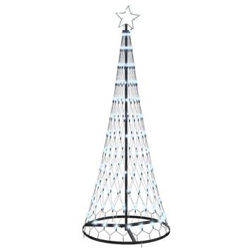 Design Kerstboom Metaal 8 Lichtmodi - Tweedekansje OP=OP, Ophalen of Verzenden, Zo goed als nieuw