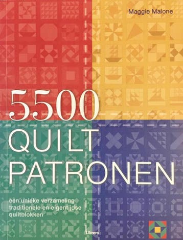 5500 quiltpatronen - M. Malone 9789089980328, Verzenden, Zo goed als nieuw, M. Malone