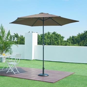 Parasolvoet Bionaz parasolhouder beton rond Ø45x5 cm zwart c, Verzenden, Nieuw
