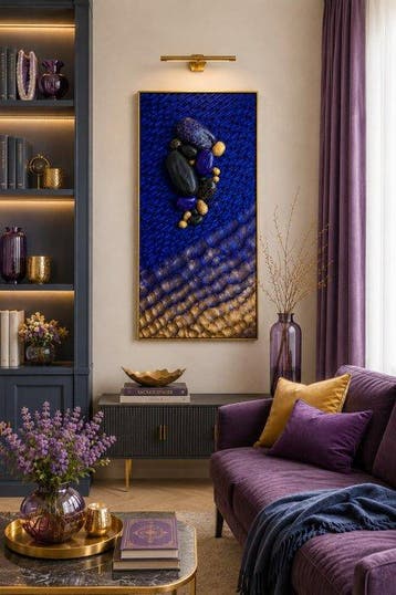 Tetiana Zaitseva - Painting 3D sculpture XL Beach no 221