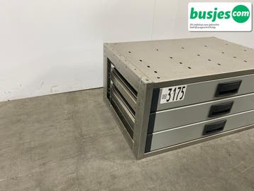 Aluca bedrijfswageninrichting 760x520x350mm (3175), Ophalen of Verzenden