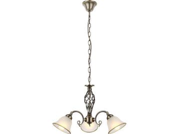 Globo Odin LED - Kroonluchter - Klassiek - Messing met mat, Verzenden, Nieuw