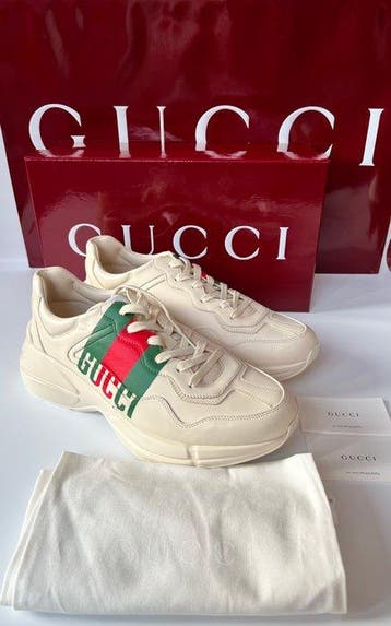 Gucci - rhyton - Sneakers - Maat: EU 44.5 - Nieuw met tags, Kleding | Heren, Schoenen, Nieuw