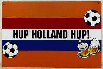Hup Holland Hup vlag reclamebord, Ophalen of Verzenden, Nieuw