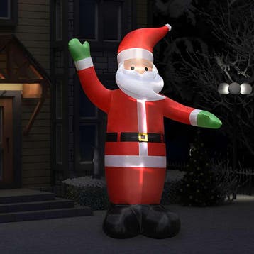 vidaXL Kerstman opblaasbaar met LEDs IP44 3 m, Diversen, Verzenden, Nieuw