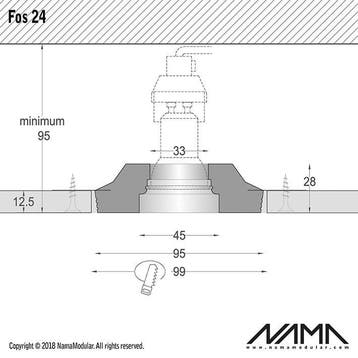 FOS24 Trimless Verdiepte Inbouwspot Rond - Gips - GU10 Ø3.., Ophalen of Verzenden, Nieuw