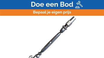 Bieden: Osculati Stainless Steel Cable Tensioner for 5mm, Watersport en Boten, Ophalen of Verzenden, Nieuw