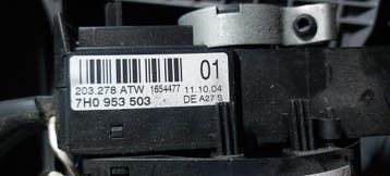 STUURKOLOM SCHAKELAAR VAK 52G Volkswagen Transporter T5, Ophalen of Verzenden, Gebruikt, Volkswagen