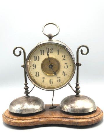 Wekker - Junghans - Messing, Hout - 1890-1900 - Junghans