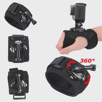 360° Roteerbare Handpolsband Mount voor GoPro & DJI Action C, Verzenden, Nieuw