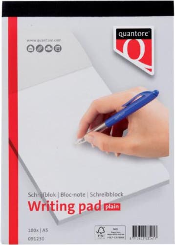 Schrijfblok Quantore A5 blanco, Diversen, Papierwaren, Verzenden, Nieuw