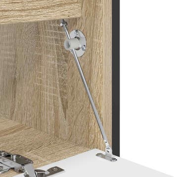 vidaXL Deksel ondersteunend scharnier 2 st Zilver 194 x 36 x, Doe-het-zelf en Verbouw, Verzenden, Nieuw