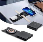 Draadloze oplader – 3-in-1 Opvouwbaar MagSafe Laadstation –, Telecommunicatie, Mobiele telefoons | Telefoon-opladers, Ophalen of Verzenden