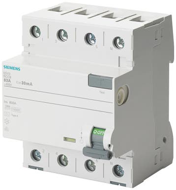Siemens 5SV Aardlekschakelaar - 5SV37466, Verzenden, Nieuw, Overige typen