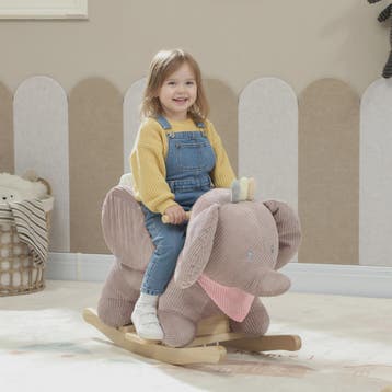 Schattige Olifant Wipstoel met Geluid en Veiligheidsgordel -, Verzenden, Nieuw