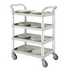 Etagewagen Matador HX-808I 4 Etages Grijs/Wit, Verzenden, Nieuw