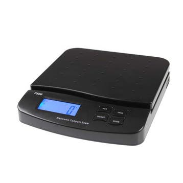 Compacte Digitale Weegschaal 25Kg x 1g Zwart, Doe-het-zelf en Verbouw, Weegschalen, Verzenden, Nieuw