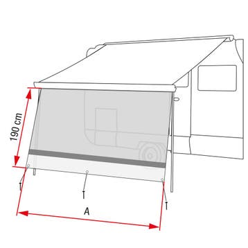 Fiamma Sun View XL 450, Caravans en Kamperen, Camper-accessoires, Ophalen of Verzenden, Nieuw