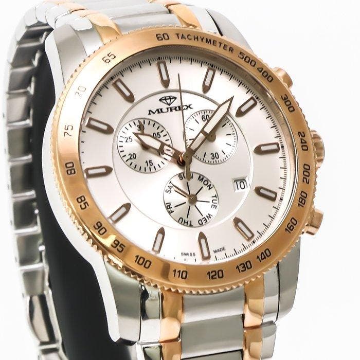 Murex - Swiss Made Chronograph - MUC591-SR-1 - Zonder, Sieraden, Tassen en Uiterlijk, Horloges | Heren