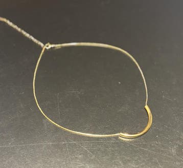 No-Fade Goud-Stijl Vergulde Halve Maan Hanger Ketting, Overige materialen, Overige voorstellingen, Nieuw, Ophalen of Verzenden