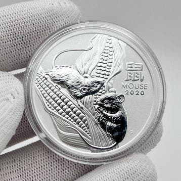 Australië. 1 Dollar 2020 – Lunar Series III – Year of the, Postzegels en Munten