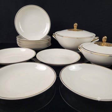 Art Deco - Jaeger & Co. Bavaria - 1920/30 - Suppenteller -