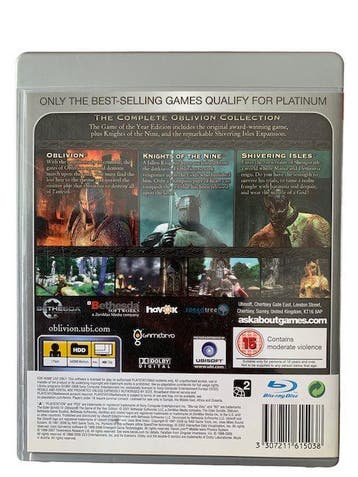 The Elder Scrolls IV Oblivion Game Of The Year (Platinum), Verzenden, Nieuw