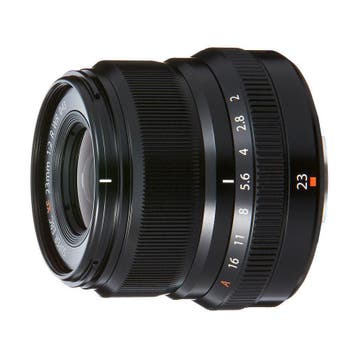 Fujifilm XF 23mm f/2.0 R WR objectief Zwart - Demomodel, Audio, Tv en Foto, Fotografie | Lenzen en Objectieven, Verzenden, Gebruikt