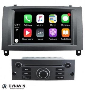 Navigatie Peugeot 407 carkit android 15 apple carplay usb, Ophalen of Verzenden, Nieuw