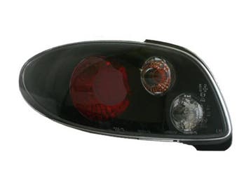 Achterlichten geschikt voor Peugeot 206 3d / 5d zwart, Verzenden, Nieuw, Peugeot