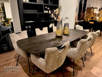 Actie - Eettafel Lorenz - Acaciahout 240x100 - Beperkte, Nieuw