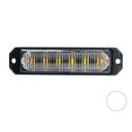 LED flitser 6-voudig ultra flat Wit, Ophalen of Verzenden, Nieuw