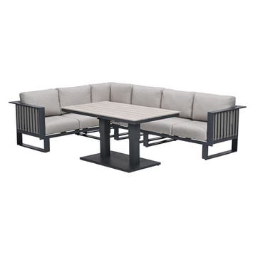 Garden Impressions Gabon - Brugge lounge dining set 5-delig, Verzenden, Nieuw