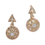Oorbellen - 18 karaat Geel goud - Diamant - Vintage antiek, Nieuw