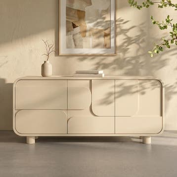 *WOONWINKEL* Tower Living Alviano Beige Dressoir Organisch 1, Verzenden, Nieuw