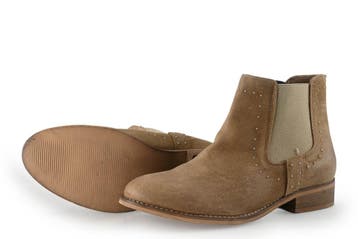 Remix Chelsea boots in maat 37 Bruin, Bruin, Overige typen, Zo goed als nieuw, Remix