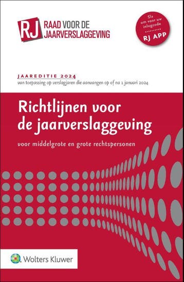 Richtlijnen voor de jaarverslaggeving middelgr 9789013170863, Verzenden, Zo goed als nieuw