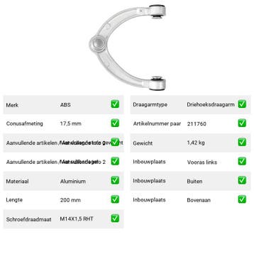 Draagarm Mercedes-Benz GLE 350 d 4-matic (C292) Van 2015-03, Verzenden, Nieuw, Mercedes-Benz