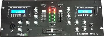 Ibiza Sound DJM250BT-MKII DJ Mixer Met Bluetooth En USB, Verzenden, Nieuw