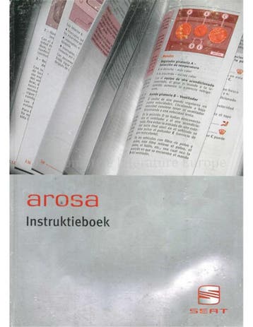 2003 SEAT AROSA INSTRUCTIEBOEKJE NEDERLANDS