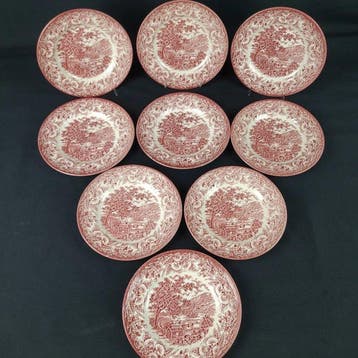 English Ironstone - Ontbijtbord (9) - Pastoral Country Scene