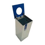 Papierbak 31x31x72 cm, wit blauw - gebruikt, Huis en Inrichting, Ophalen of Verzenden, Gebruikt