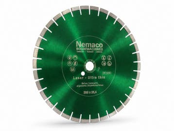 Nemaco diamantzaagblad universeel extra dun 350 x 25,4 mm, Ophalen of Verzenden, Overige typen