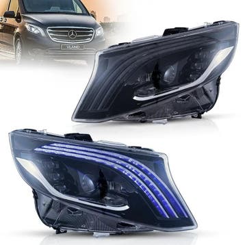 Koplampen voor Mercedes V Klasse W447 / Vito, Auto-onderdelen, Verlichting, Ophalen of Verzenden, Nieuw, Mercedes-Benz