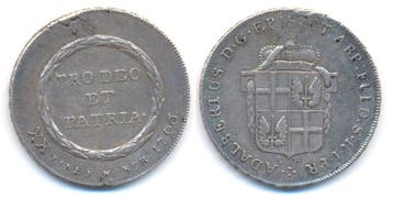 1/2 taler, daalder 1796 Fulda Abtei: Adalbert Iii v Harst..., Verzenden