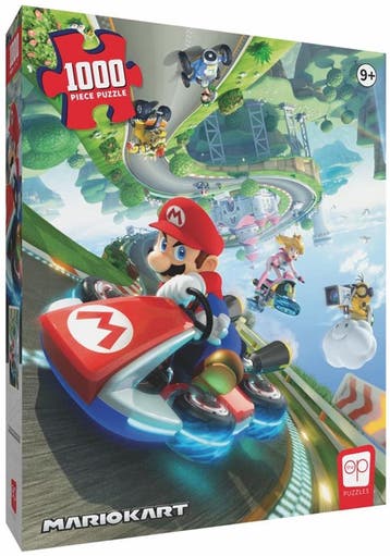 Mario Kart Anti-gravity Puzzel (1000 stukjes) | USAopoly -, Verzenden, Nieuw
