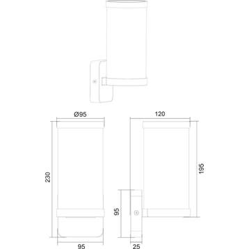 LED Tuinverlichting - Buitenlamp - Wandlamp - Trion Tino -, Nieuw, Ophalen of Verzenden, Hanglamp, Led